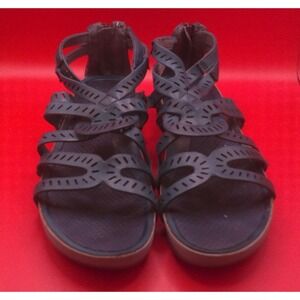 BARETRAPS LORRA GLADIATOR SANDALS BLUE SIZE 7.5M